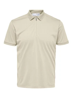SELECTED HOMME Poloshirt 'Fave' beige