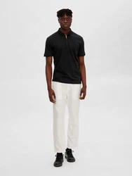 SELECTED HOMME Poloshirt 'Fave' schwarz