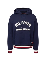 Sweatshirt navy / dunkelblau / rot / wei