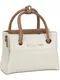 VALENTINO Ročna torbica 'Alexia'  karamel / bela
