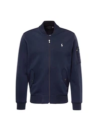 Sweatjacke navy / wei