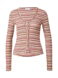 Kardigan 'Anais' smeđa / kaki / roza / bijela