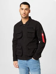 ALPHA INDUSTRIES Jacke rot/schwarz/weiß