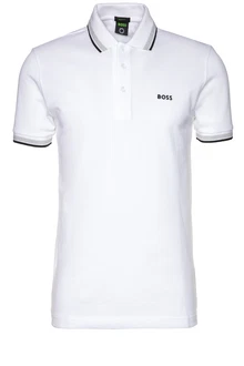 BOSS Poloshirt 'Paddy' nachtblau / grau / weiß