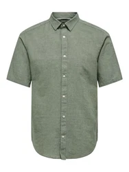 Only & Sons Hemd 'ONSCaiden' grn
