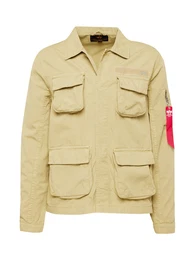 Jacke khaki / rot / wei