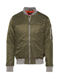 Jacke 'Airforce' grau / oliv / schwarz