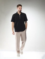 ABOUT YOU x Kevin Trapp Hose 'Ron' hellbraun