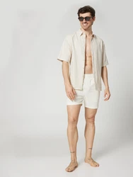ABOUT YOU x Kevin Trapp Badeshorts Constantin beige