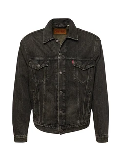 Levi's Herren The Trucker Jacket Jeansjacke black denim Levi's Herren The Trucker Jacket Jeansjacke black denim