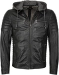 Maze Jacke Bikerjacke (1-St) dunkelgrau/schwarz
