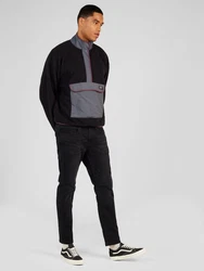 LEVI'S Pullover Polar Fleece Mock Neck Sweatshirt beere/schwarz