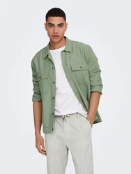 Only & Sons Hemd Kennet oliv