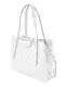GUESS Shopper torba ''''Brenton''''  antracit siva / boja blata / bijela