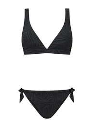 Bikiny 'Amy' antracitová / černá