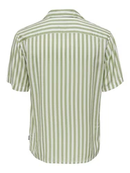 Only & Sons Hemd 'Wayne' apfel/weiß