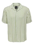 Only & Sons Hemd 'Wayne' apfel/weiß