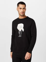 Karl Lagerfeld Sweatshirt kitt/schwarz/silber/weiß
