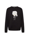 Karl Lagerfeld Sweatshirt kitt/schwarz/silber/weiß