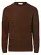 SELECTED HOMME Pullover 'Vince' braun