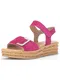 GABOR Páskové sandály  fuchsiová