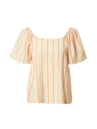 Bluza 'ELDANNA' bež / mandarina