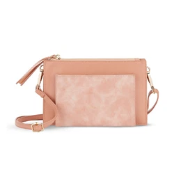Torba preko ramena 'Isabelle' roza / prljavo roza