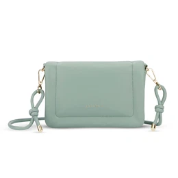 Torba preko ramena 'Zoe Small' zlatno žuta / menta