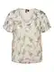 VERO MODA Halenka 'SMILLA'  tmavě zelená / oranžová / bílá