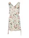 VERO MODA Haljina 'BUMPY'  nude / tamno zelena / koraljna / bijela