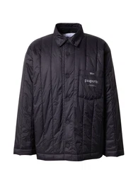 Jacke 'Wesley' hellgrau / schwarz