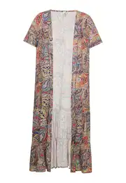 Kimono bež / plava / žuta / narančasta