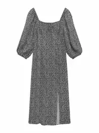 Šaty černá / offwhite