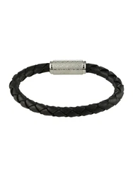 TOMMY HILFIGER Armband schwarz/silber