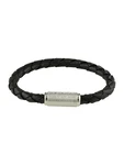 TOMMY HILFIGER Armband schwarz/silber