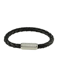 TOMMY HILFIGER Armband schwarz/silber