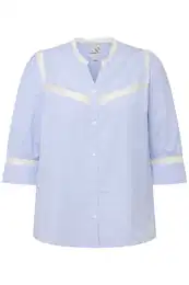 Halenka béžová / světlemodrá