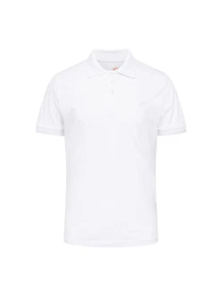 ALPHA INDUSTRIES Shirt Poloshirt grau/wei