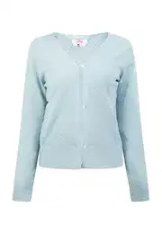 Kardigan svijetloplava / biserno bijela