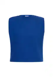 Sweater majica kobalt plava