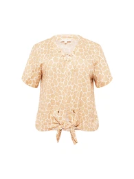 Bluza kaki / bijela