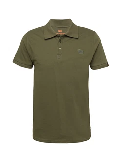 ALPHA INDUSTRIES Shirt Poloshirt oliv