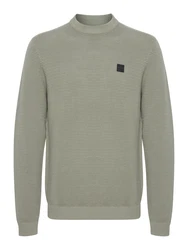 !Solid Pullover 'Valencia' khaki/schwarz
