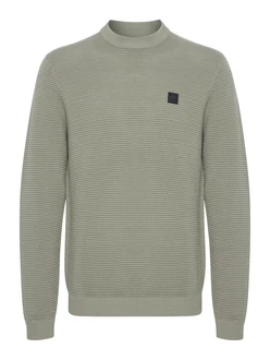 !Solid Pullover 'Valencia' khaki/schwarz