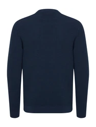 !Solid Pullover 'Valencia' dunkelblau