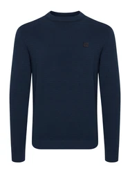 !Solid Pullover 'Valencia' dunkelblau