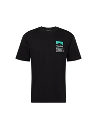 T-Shirt 'CIG' jade / lachs / schwarz / wei