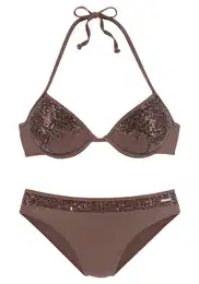 Bikiny hnědá