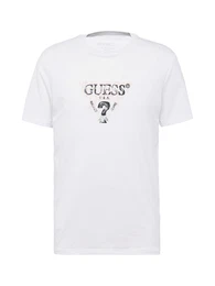 T-Shirt navy / wei
