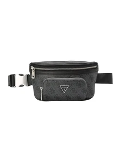 GUESS Gürteltasche 'Vezzola' grau/schwarz